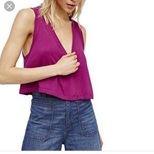 Free People Ribbed Knit Tank